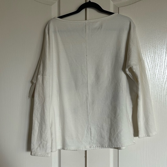 Go Couture Flocking‎ Birds Print Dolman sleeve tunic sweater size XL NEW - Picture 8 of 11